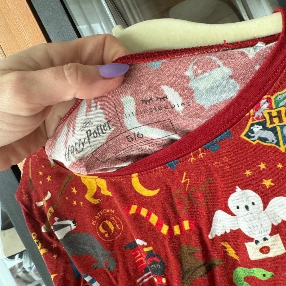 Little Sleepies x Harry Potter pajamas set long sleeve tee pants toddler boys